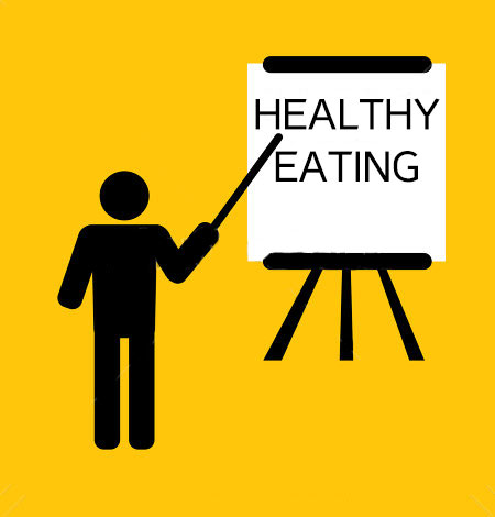 presentation-for-training-or-teaching-business-concept-on-yellow-background-healthy-eating